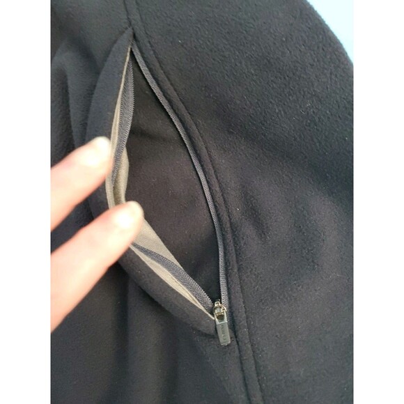 Mens Xxl Soft Shell Jacket Navy Blue Lands End OEKO TEX Outdoor Full Zip - Picture 9 of 14